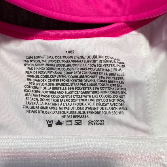 SOLD - Champion Spot Comfort Full Support Bra - 34D - Pinksicle - Picture 4 of 5
